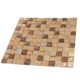 Apollo Tile Phoenix Beige 12-in x 12-in Glossy Glass, Stone Marble Uniform Squares Wall Tile (4.75-sq. ft/ Carton)