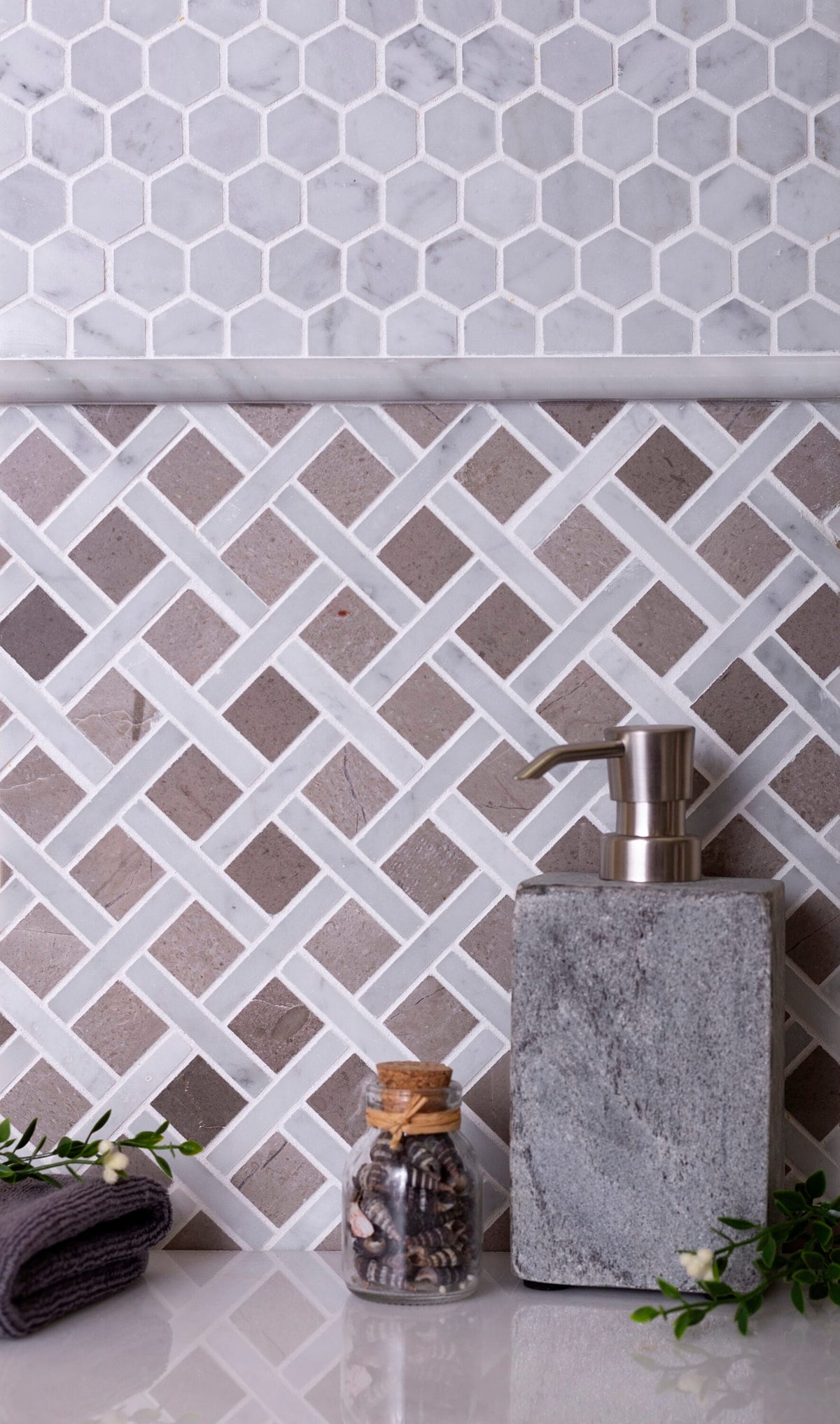 Apollo Tile (Sample) Floor and Wall Tile Beige 4-in x 4-in Polished Marble Floor and Wall Tile