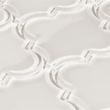 Giorbello Arabesque Mosaic Alabaster 4-in x 4-in Glossy Glass Wall Tile (7.89-sq. ft/ Carton)