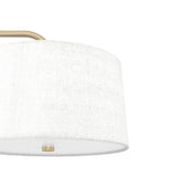 Hunter Cottage Hill 6-Light Alturas Gold Modern/Contemporary Drum LED Large Hanging Kitchen Island Light