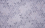 Apollo Tile (Sample) Floor and Wall Tile Gray and White 4-in x 4-in Polished Marble Mixed Pattern Patterned Floor and Wall Tile