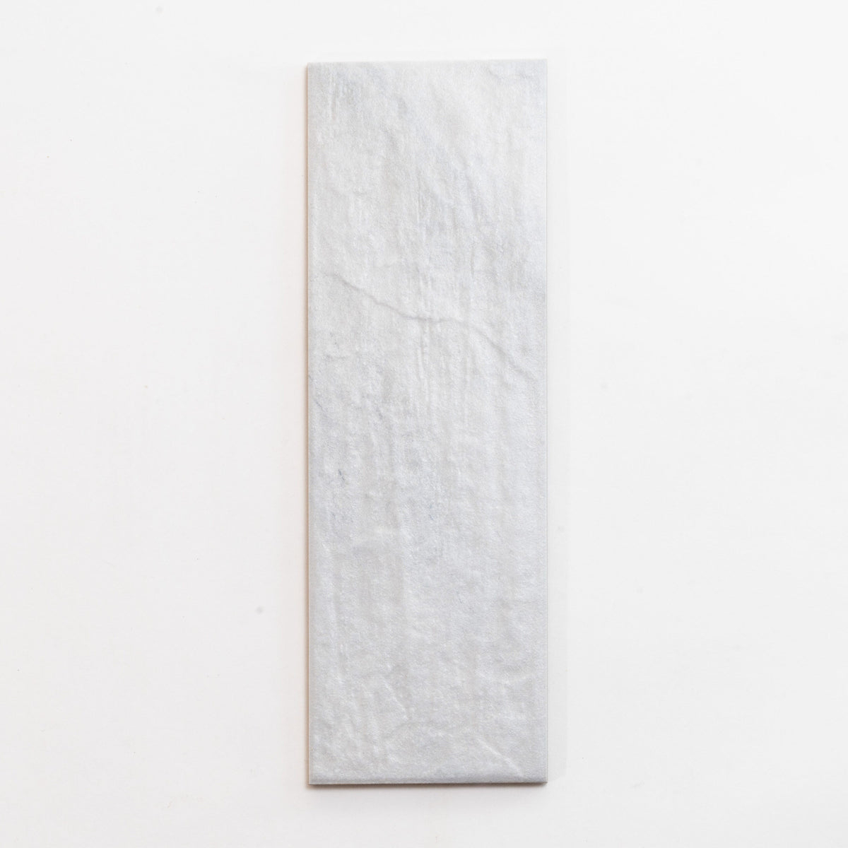 Apollo Tile (Sample) White 4-in x 12-in Natural Porcelain Stone Look Wall Tile
