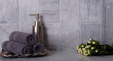 Apollo Tile (Sample) Gray 4-in x 12-in Natural Porcelain Stone Look Wall Tile