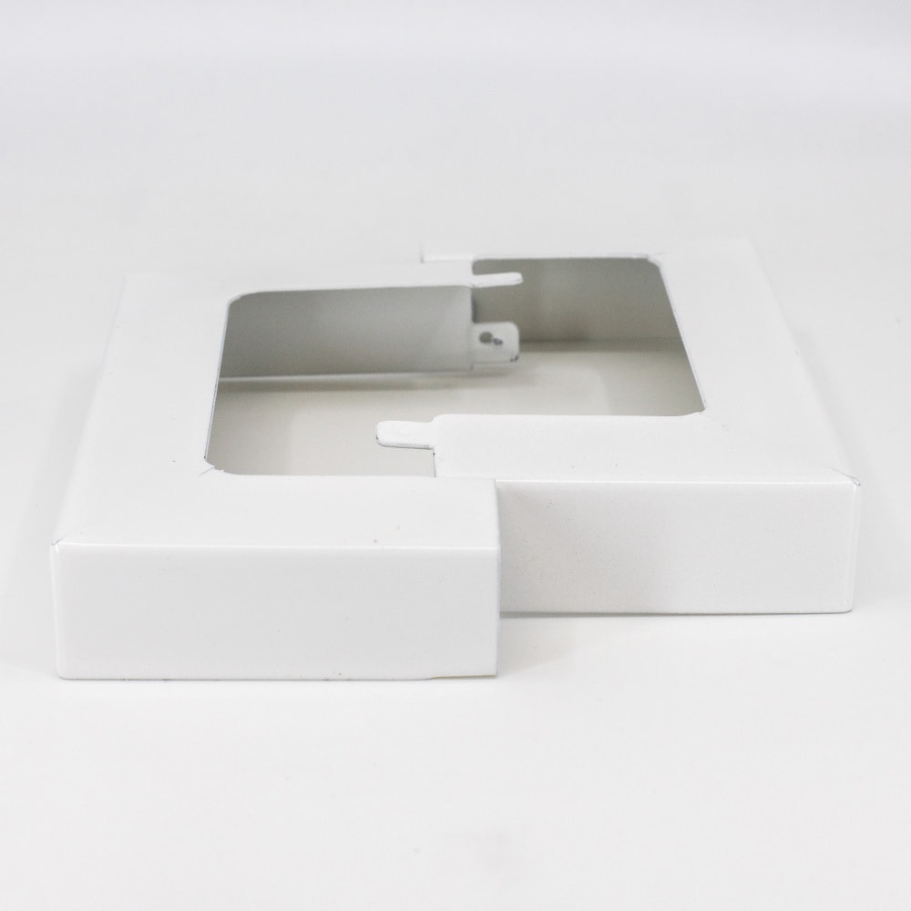 TITAN BUILDING PRODUCTS 6-in x 6-in White Metal Deck Post Base Trim