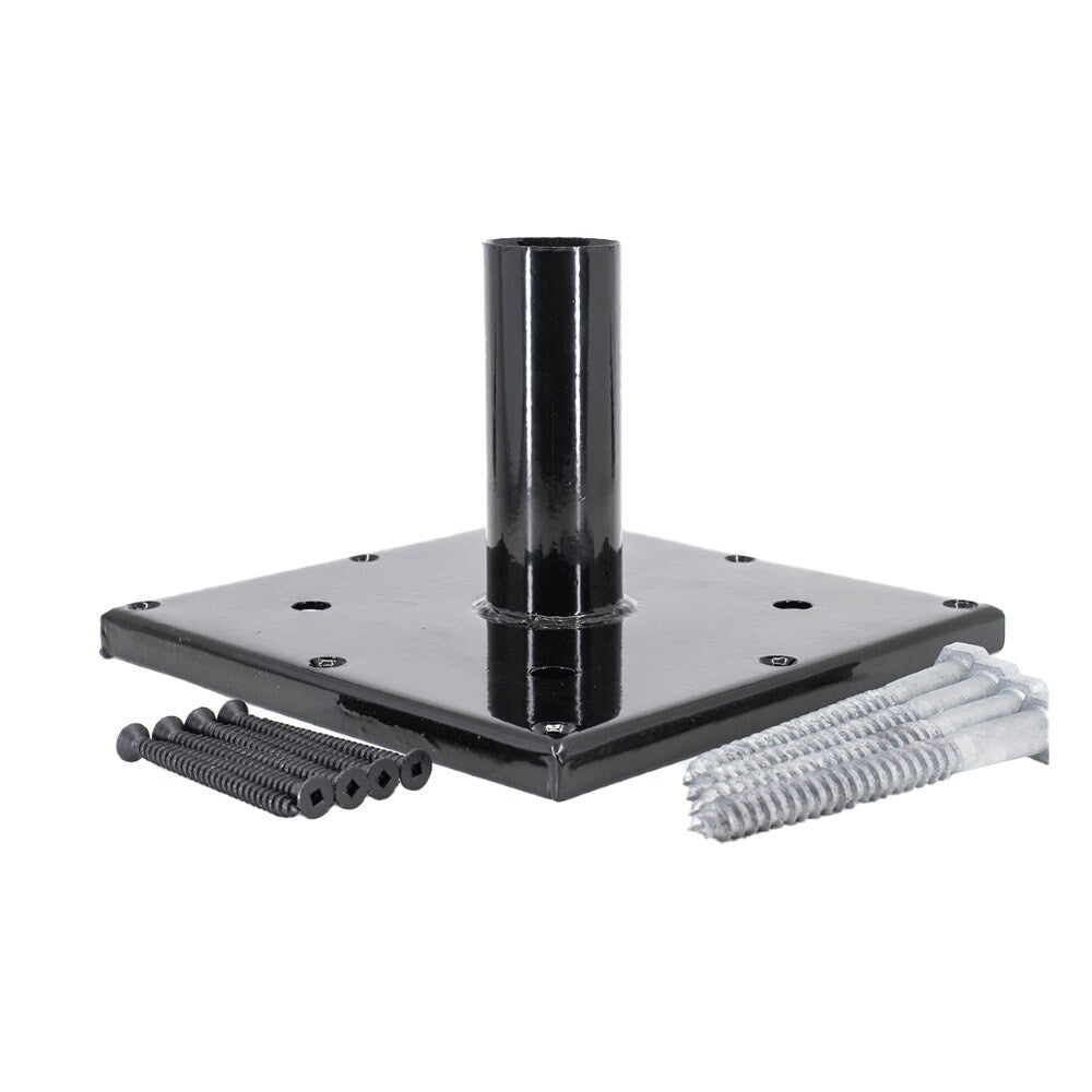 TITAN BUILDING PRODUCTS 9.5-in x 9.5-in Titan post anchor Galvanized and Powder-coated Painted Galvanized Steel Post Connector