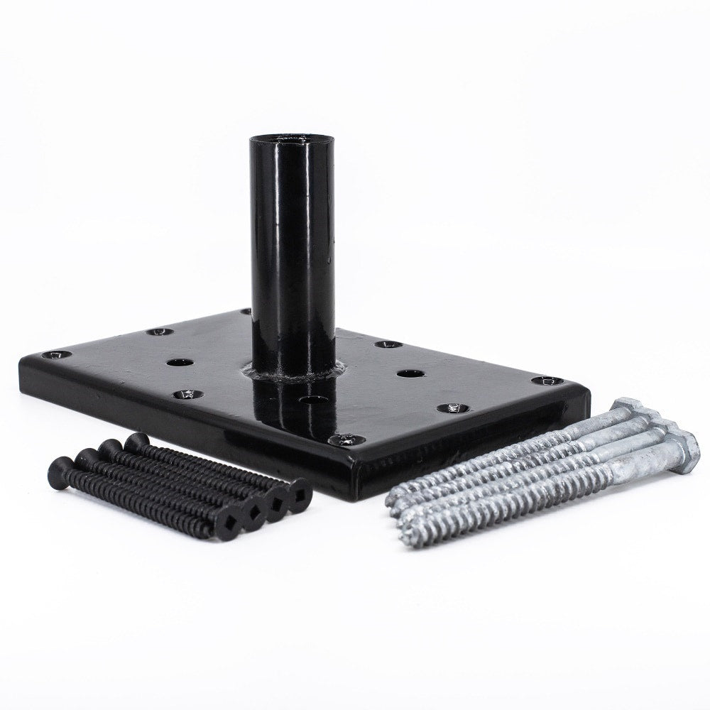 TITAN BUILDING PRODUCTS 7.5-in x 5-in Titan post anchor Galvanized and Powder-coated Painted Galvanized Steel Post Connector