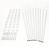 TITAN BUILDING PRODUCTS 3/4-in x 32-in Snap'n Lock Balusters White Aluminum Round Deck Baluster (10-Pack)