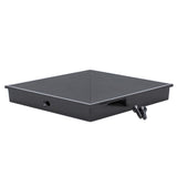 TITAN BUILDING PRODUCTS 6-in x 6-in Post caps Black Aluminum Deck Post Cap