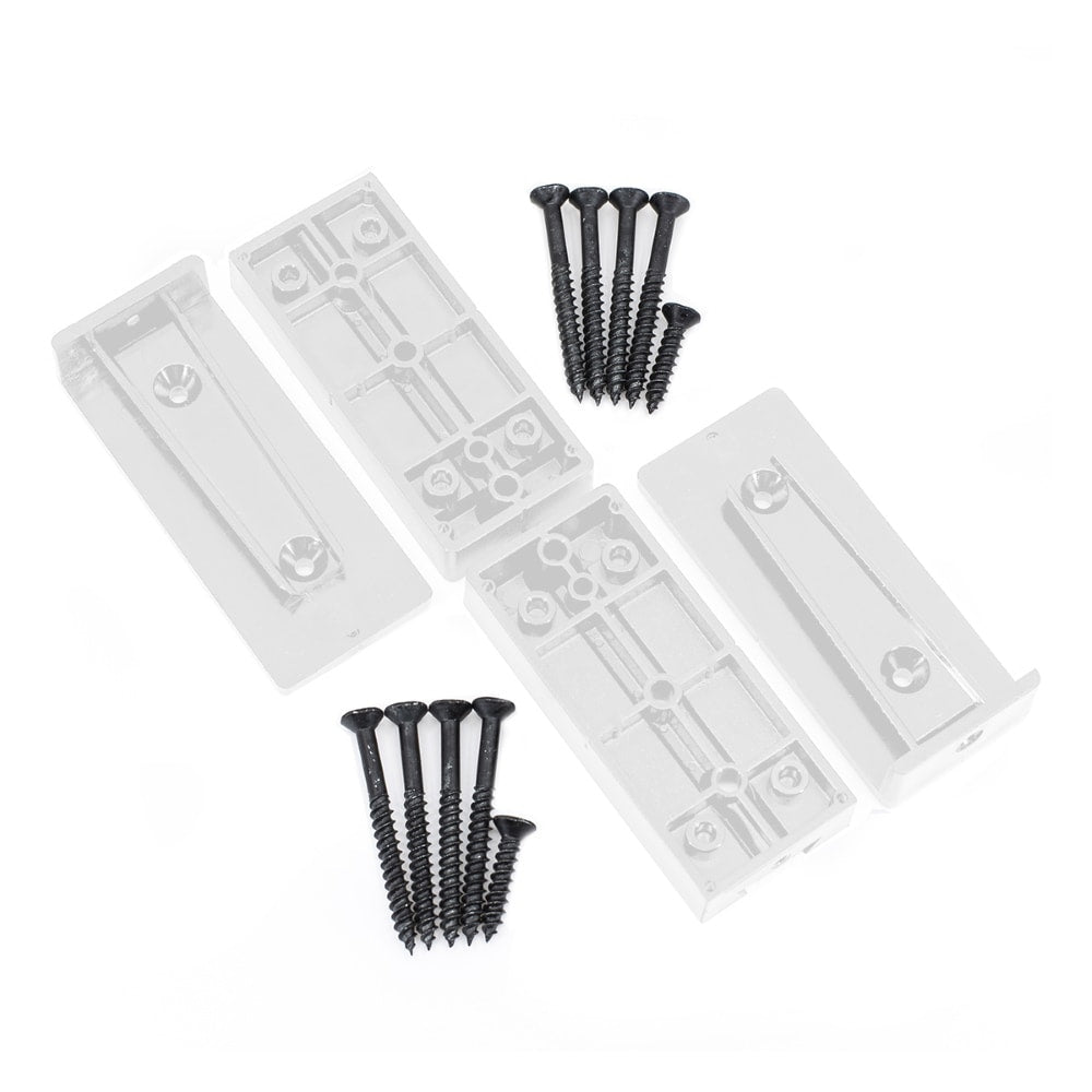 TITAN BUILDING PRODUCTS 3.5-in x 1.5-in Shadow rail connector Polycarbonate Plastic Post Connector