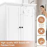 GZMR 23.6-in W x 68.1-in H Mdf White Freestanding Utility Storage Cabinet