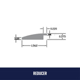 Bruce Gunstock 0.4375-in T x 1.5-in W x 78-in L Solid Wood Reducer