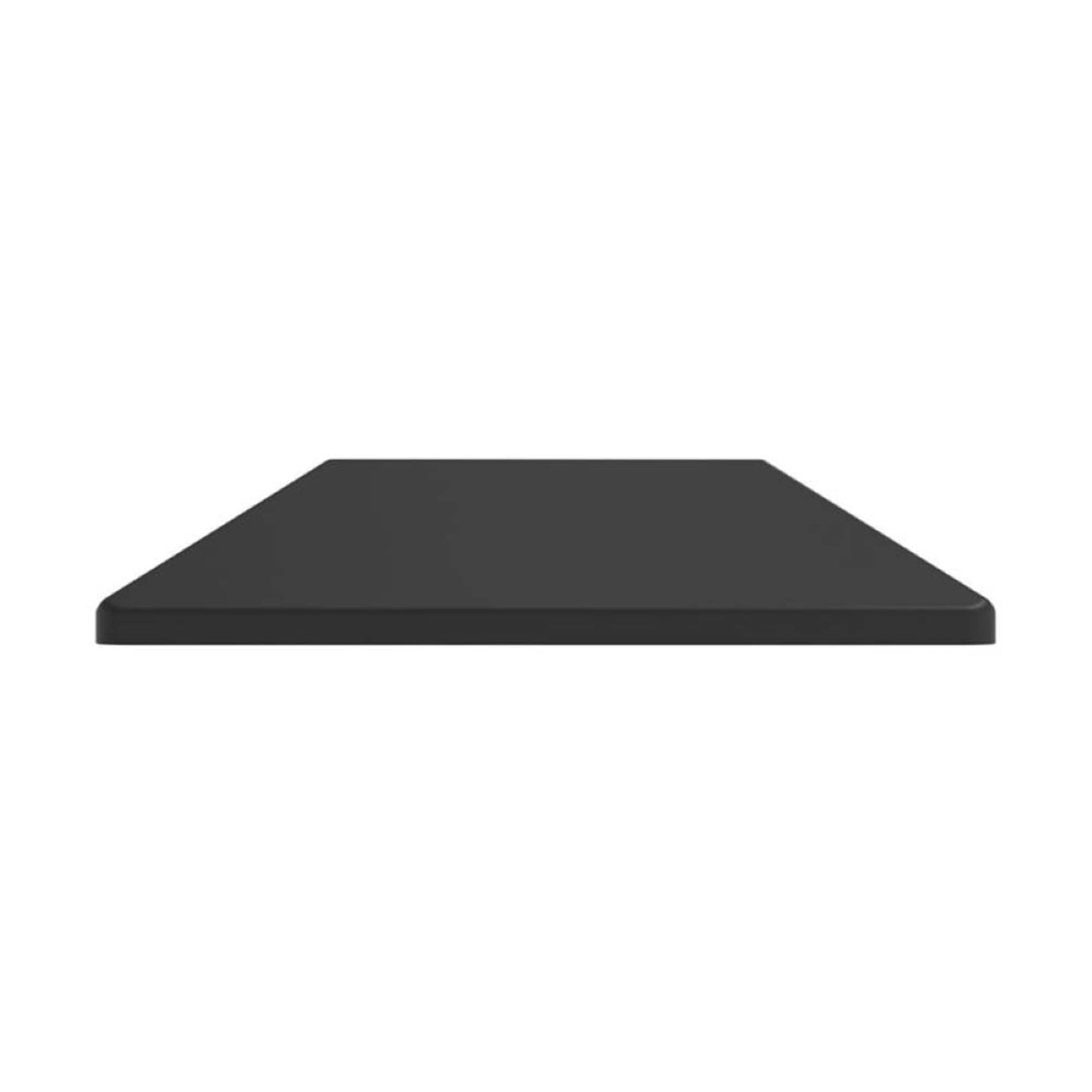 Fortress Building Products Versai 1.5-in Gloss Black Metal Post Support For Metal Fence 2-Pack