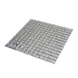 Apollo Tile (Sample) Elaina Silver 12-in x 12-in Polished Glass Uniform Squares Patterned Floor and Wall Tile
