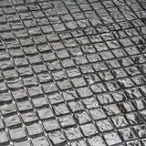 Apollo Tile (Sample) Elaina Silver 12-in x 12-in Polished Glass Uniform Squares Patterned Floor and Wall Tile