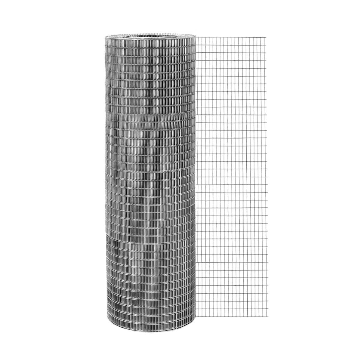 GARDEN CRAFT 50-ft x 3-ft Gray Galvanized Steel Welded Wire Rolled Fencing with Mesh Size 1/2-in x 1-in