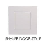 Design House Brookings 36-in W x 18-in H x 12-in D White Unfinished Maple Wall Fully Assembled Plywood Cabinet (Recessed Panel Shaker Door Style)