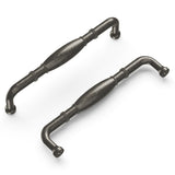 Hickory Hardware Williamsburg 5-1/16-in (128mm) Center to Center Black Nickel Vibed Rectangular Handle Drawer Pull