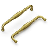Hickory Hardware Williamsburg 5-1/16-in (128mm) Center to Center Polished Brass Rectangular Handle Drawer Pull