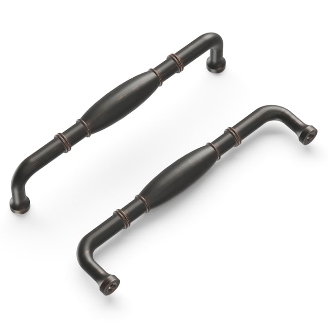 Hickory Hardware Williamsburg 5-1/16-in (128mm) Center to Center Vintage Bronze Rectangular Handle Drawer Pull