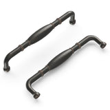 Hickory Hardware Williamsburg 5-1/16-in (128mm) Center to Center Vintage Bronze Rectangular Handle Drawer Pull