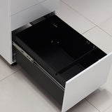 GZMR 3 Drawer File Cabinet White 3-Drawer 15.35-in File Cabinet