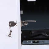 GZMR 3 Drawer File Cabinet White 3-Drawer 15.35-in File Cabinet