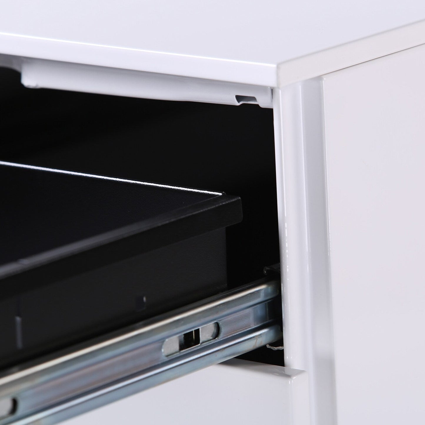 GZMR 3 Drawer File Cabinet White 3-Drawer 15.35-in File Cabinet