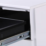 GZMR 3 Drawer File Cabinet White 3-Drawer 15.35-in File Cabinet