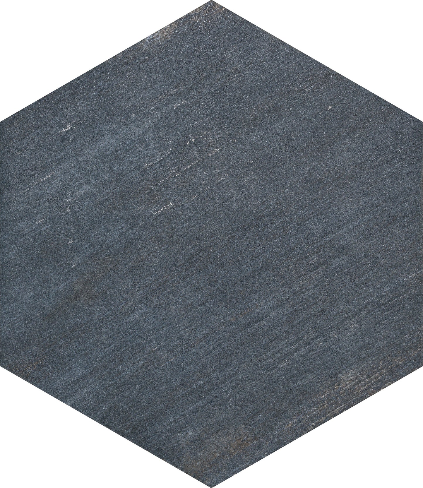 Affinity Tile Retro Mini Hex Blue 7-in x 8-in Matte Porcelain Wood look Hexagon Floor and Wall Tile product image