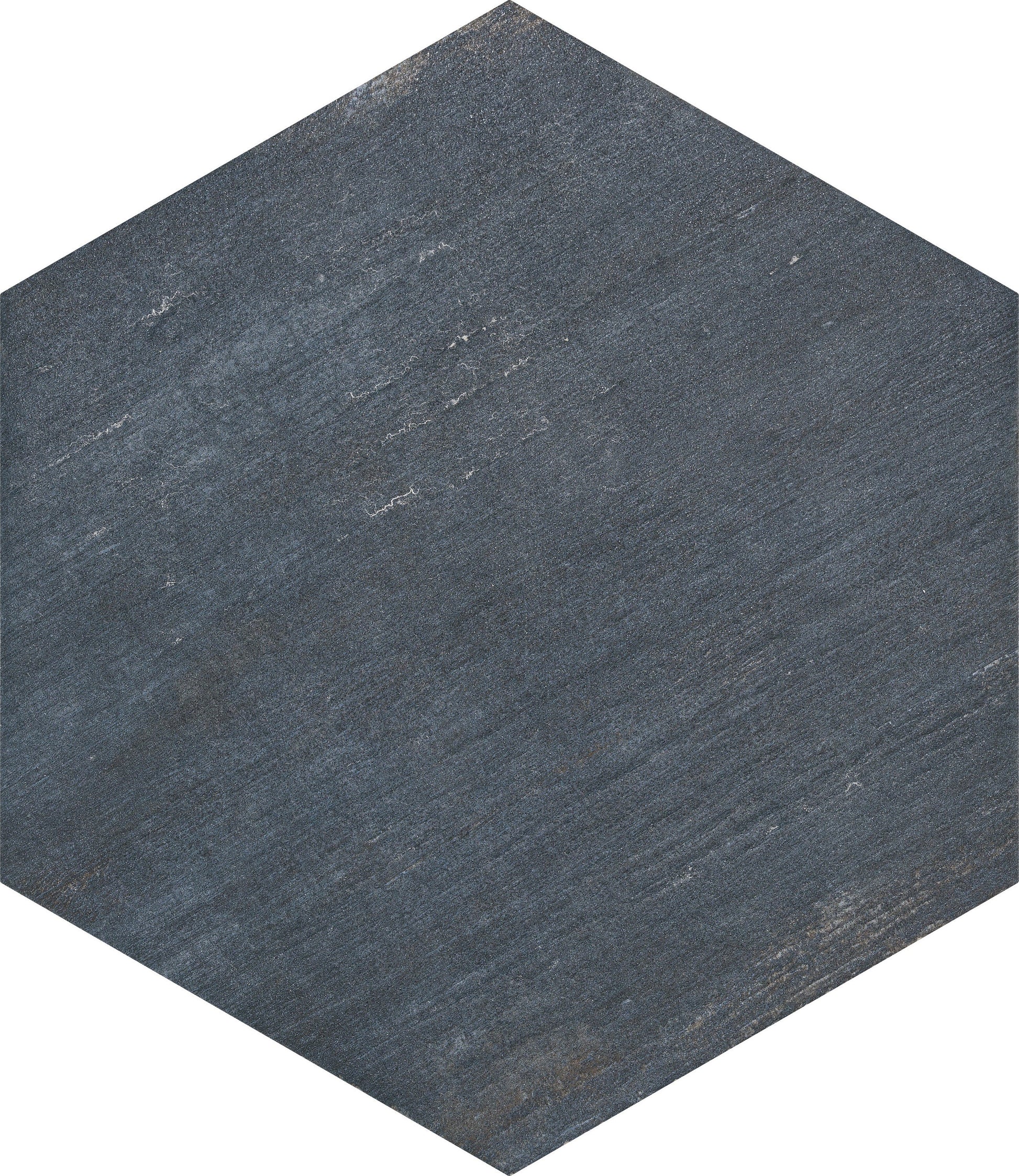 Affinity Tile Retro Mini Hex Blue 7-in x 8-in Matte Porcelain Wood look Hexagon Floor and Wall Tile product image