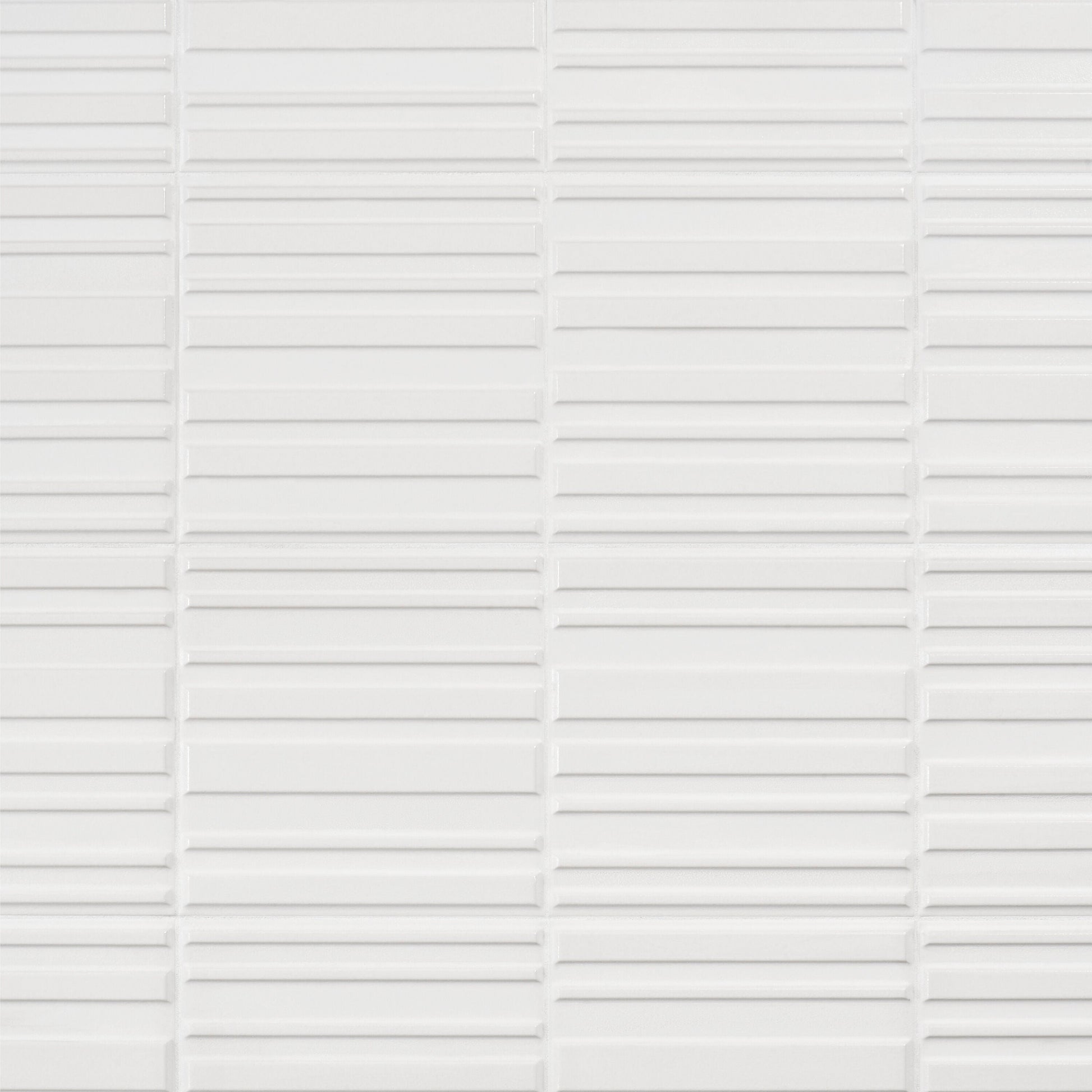Artmore Tile Maude White 8-in x 16-in Multi-finish Ceramic Wall Tile product image