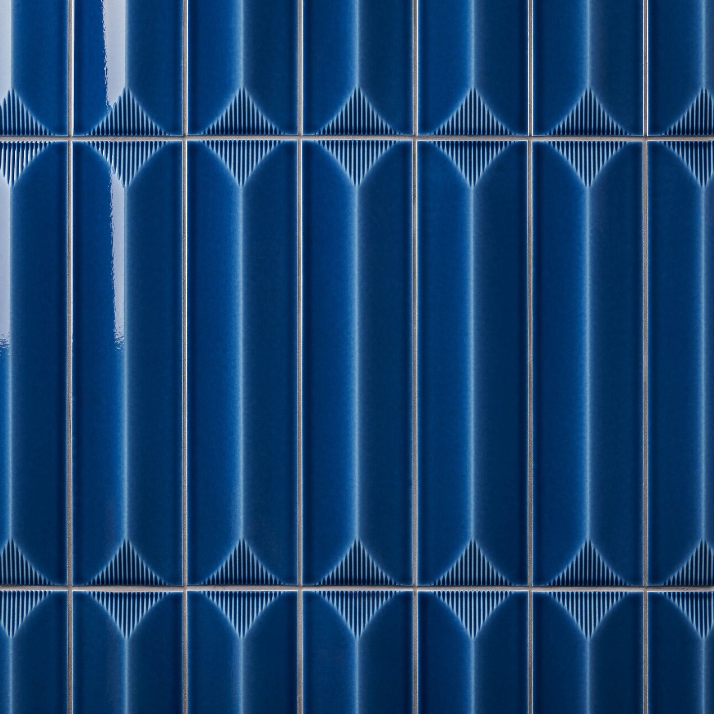 Artmore Tile Refined Nautical Blue 4-in x 16-in Glazed Ceramic Subway Wall Tile product image