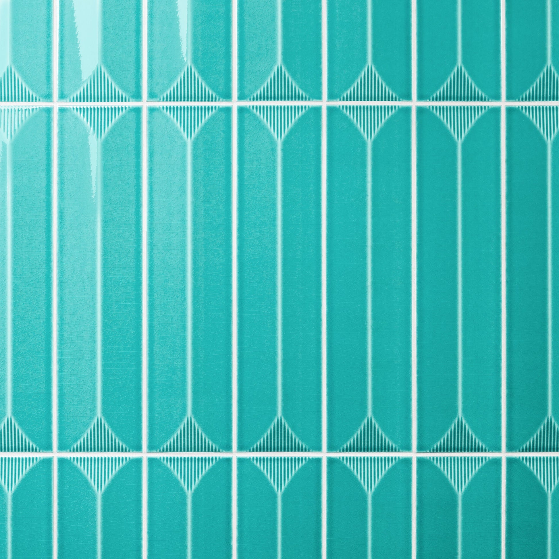 Artmore Tile Refined Teal Green 4-in x 16-in Glazed Ceramic Subway Wall Tile product image