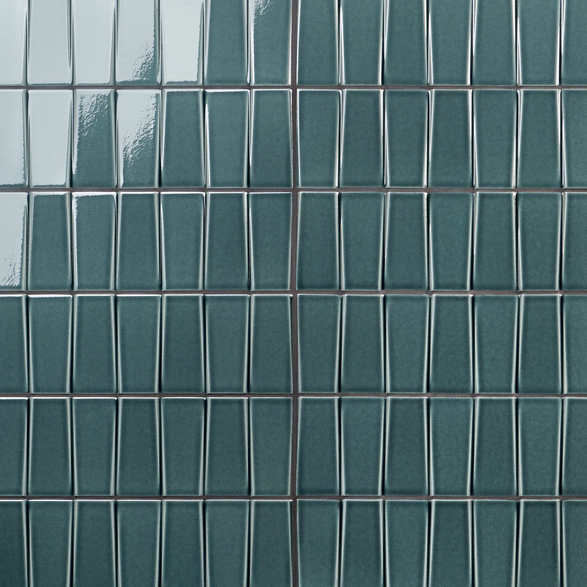 Artmore Tile Refined Emerald Green 4-in x 16-in Glazed Ceramic Subway Wall Tile product image