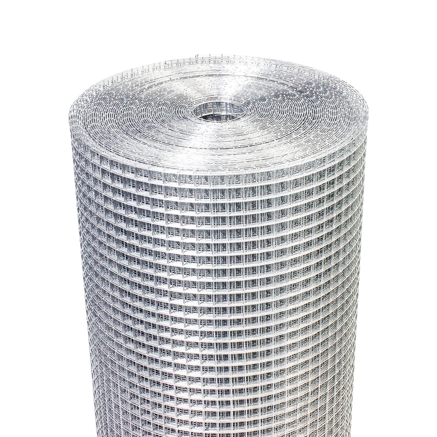 Bybafun 100-ft x 4-ft 23-Gauge Silver Metal Hardware Cloth Rolled Fencing with Mesh
