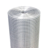 Bybafun 100-ft x 4-ft 23-Gauge Silver Metal Hardware Cloth Rolled Fencing with Mesh Size 1/4-in x 1/4-in