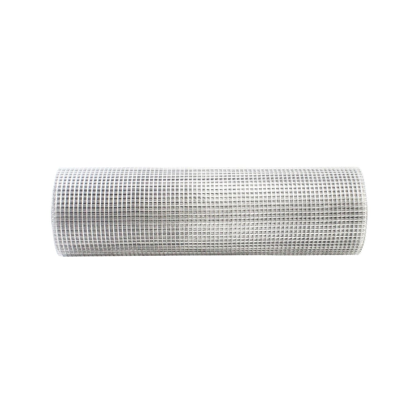 Bybafun 100-ft x 4-ft 23-Gauge Silver Metal Hardware Cloth Rolled Fencing with Mesh
