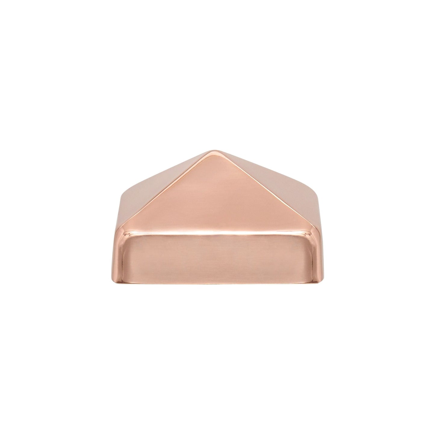 PERMAKAP 4-in x 4-in Pyramid Solid Polished Copper Deck Post Cap