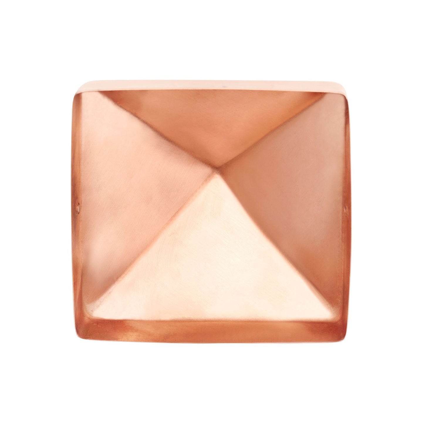 PERMAKAP 6-in x 6-in Pyramid Solid Polished Copper Deck Post Cap