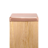 PERMAKAP 8-in x 8-in Flat Top Solid Polished Copper Deck Post Cap