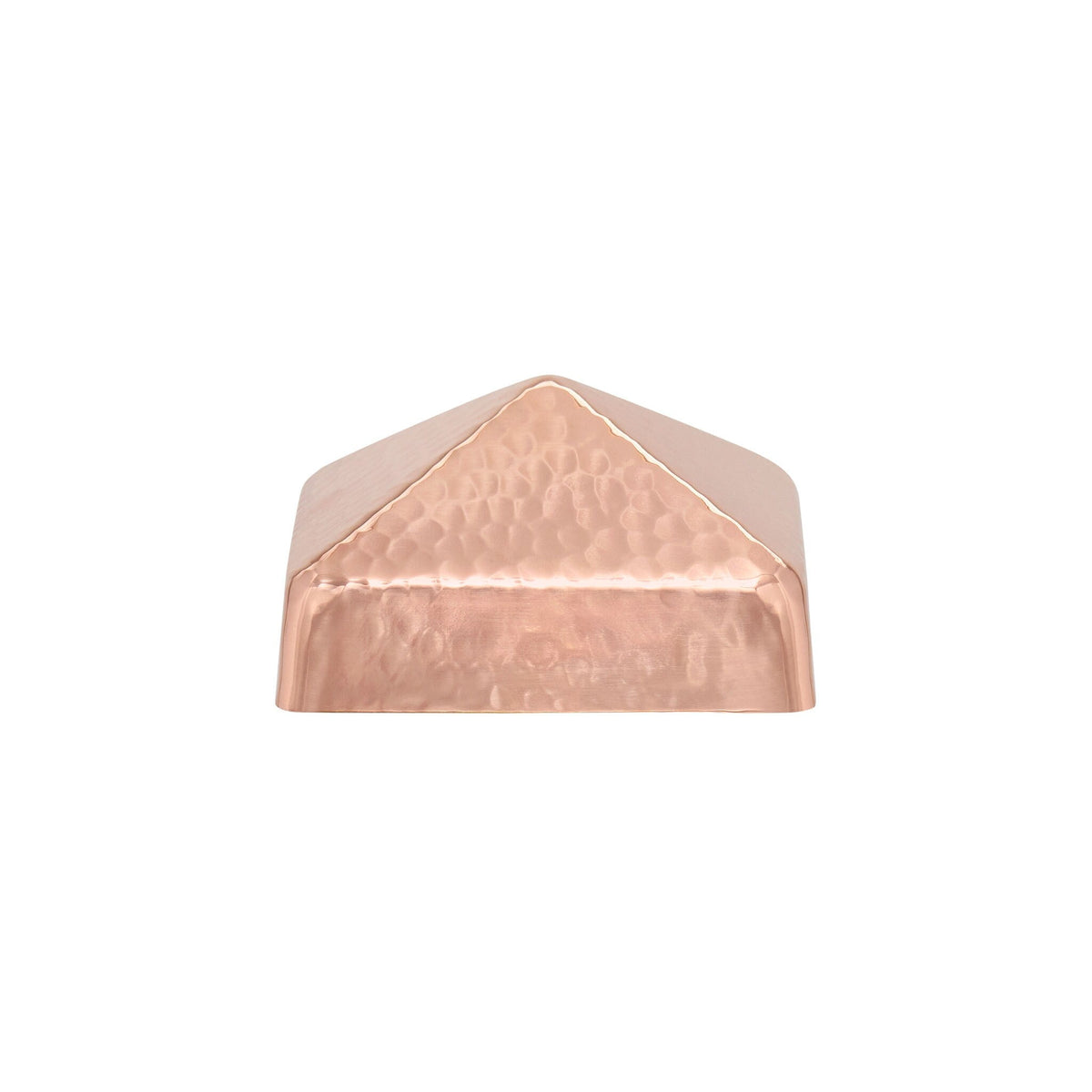 PERMAKAP 4-in x 4-in Pyramid Solid Polished Copper Deck Post Cap