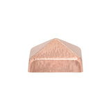 PERMAKAP 4-in x 4-in Pyramid Solid Polished Copper Deck Post Cap