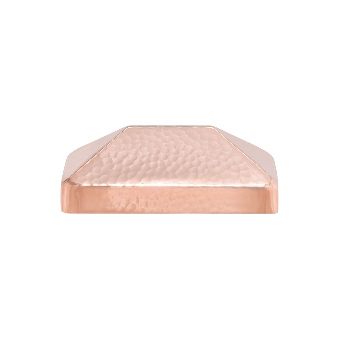 PERMAKAP 4-in x 6-in Pyramid Solid Polished Copper Deck Post Cap