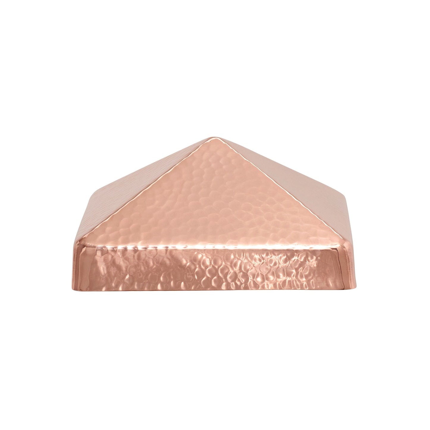 PERMAKAP 6-in x 6-in Pyramid Solid Polished Copper Deck Post Cap