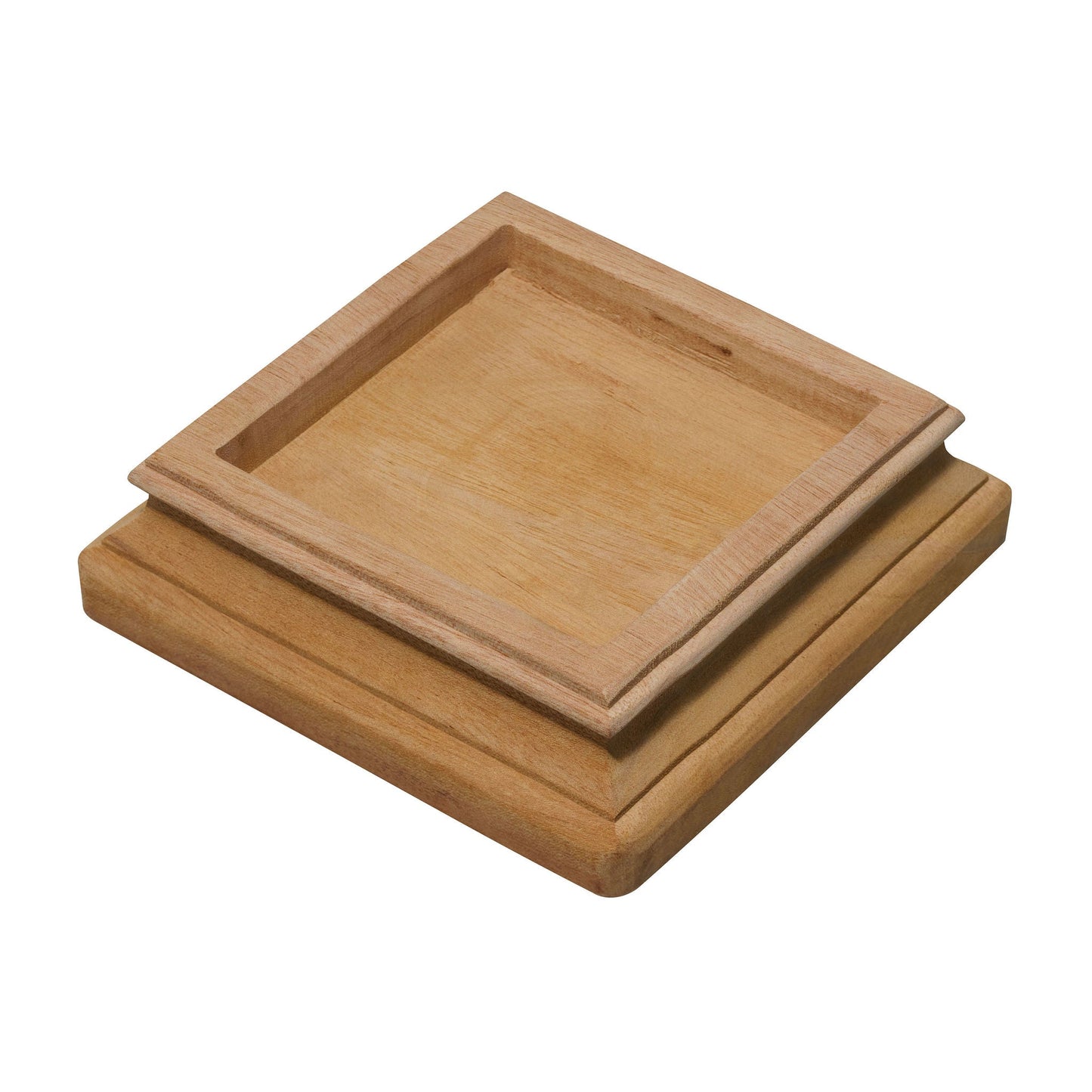 PERMAKAP 4-in x 4-in West Indies Pyramid One-Piece Sanded Copper Mahogany Deck Post Cap