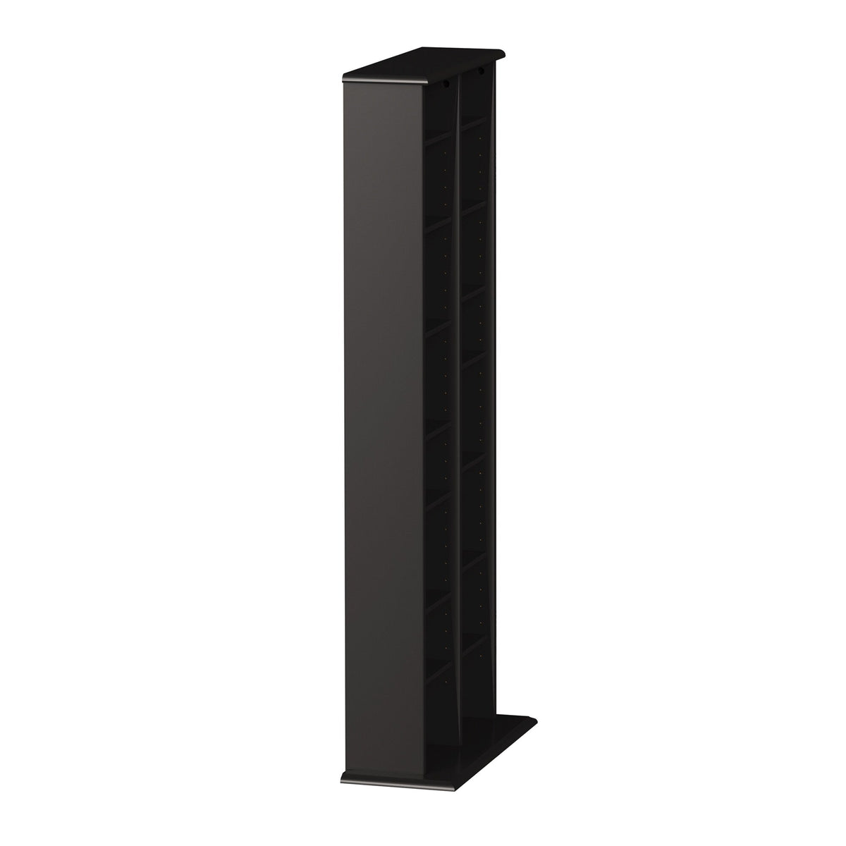 Prepac Media Storage Black Transitional Particleboard Media Cabinet