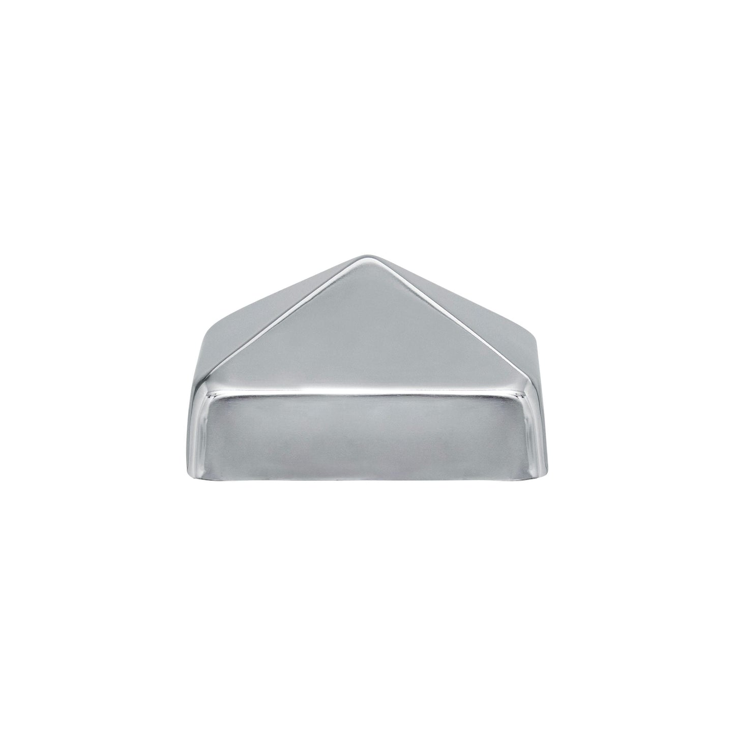 PERMAKAP 4-in x 4-in Pyramid Nautical Grade Polished Stainless Steel Deck Post Cap