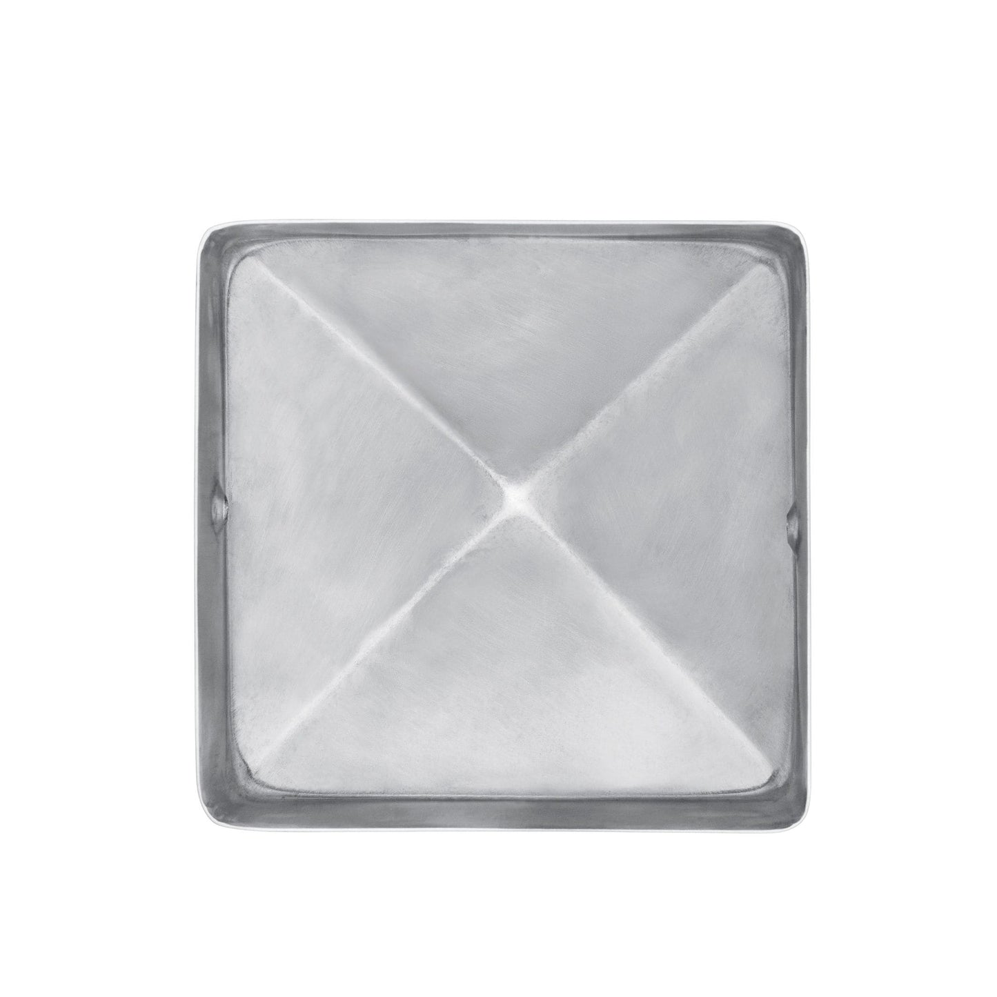 PERMAKAP 4-in x 4-in Pyramid Nautical Grade Polished Stainless Steel Deck Post Cap