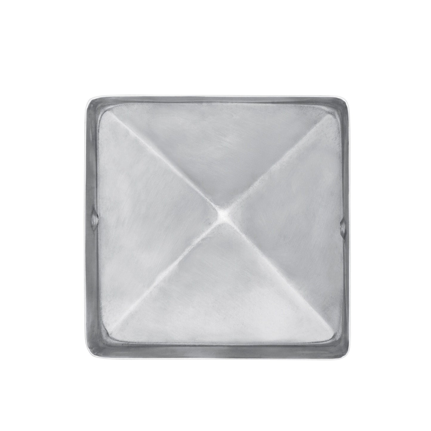 PERMAKAP 4-in x 4-in Pyramid Nautical Grade Polished Stainless Steel Deck Post Cap