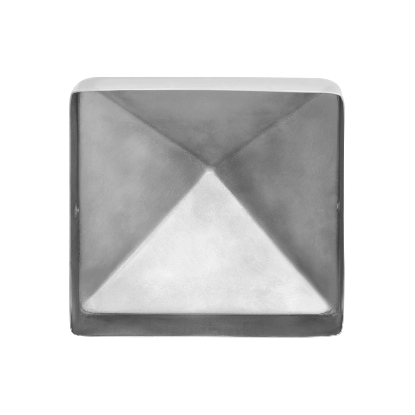 PERMAKAP 6-in x 6-in Pyramid Nautical Grade Polished Stainless Steel Deck Post Cap